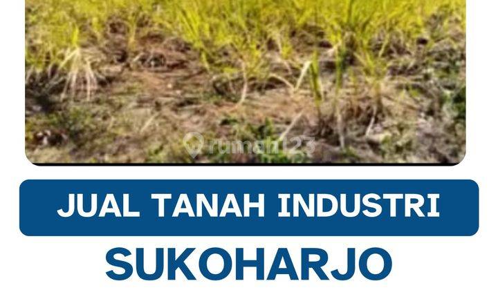 Dijual Lahan Zona Industri,lokasi Bendosari Sukoharjo,4,5 Hektar,bu 1