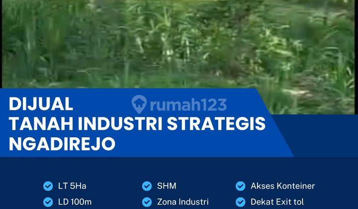 Dijual Lahan Strategis Industri,lokasi Ngadirejo,temanggung 5 Ha,bu  1