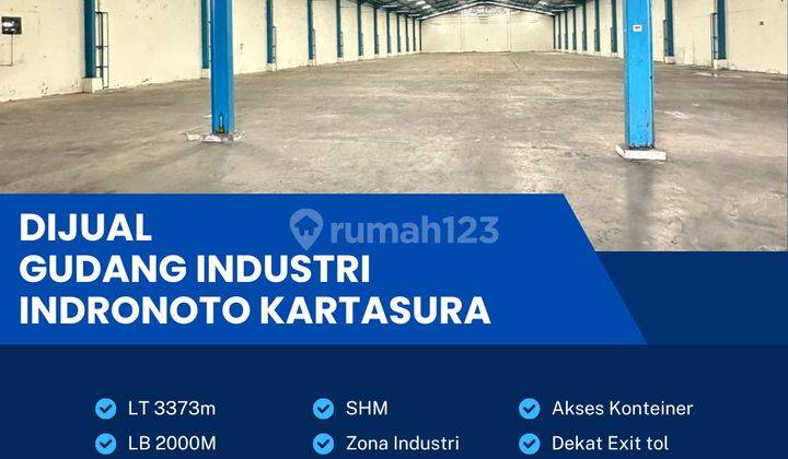 Disewakan Gudang Industri Luas 3374m2 Lokasi Kartasura,sukoharjo 1