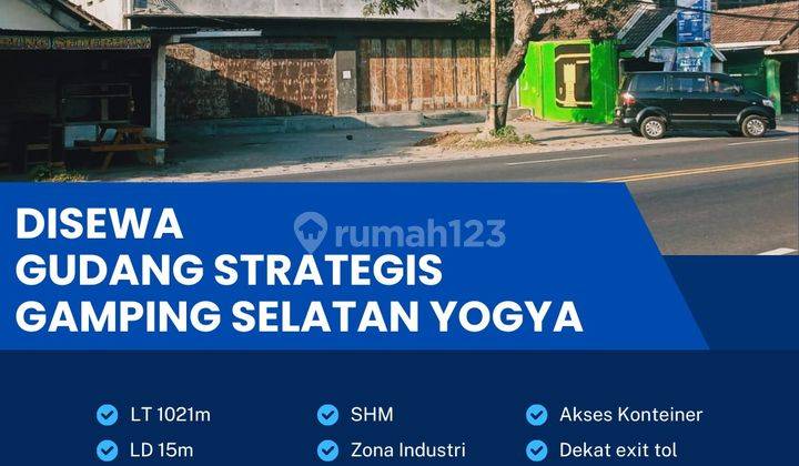 Disewakan Gudang Industri 1021m2 Lokasi Sleman,yogyakarta  1