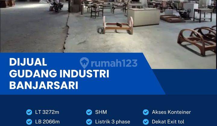 Dijual Gudang Zona Industri,lokasi Banjarsari,surakarta Luas 3272m2 1