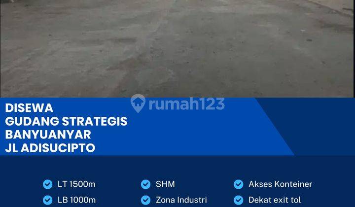 Disewakan Gudang Zona Kuning 1500m2 Banyuanyar,surakarta 1