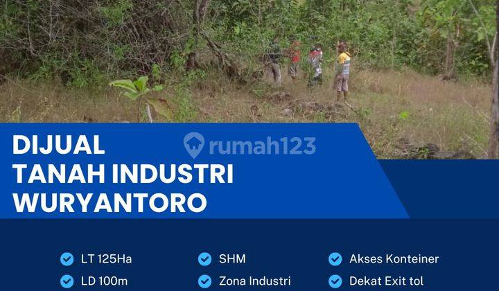 Dijual Lahan Strategis Industri,lokasi Wuryantoro, Wonogiri,luas 125 Ha 1