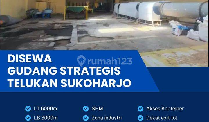 Disewakan Gudang Industri 6000m2 Lokasi Grogol,sukoharjo  1