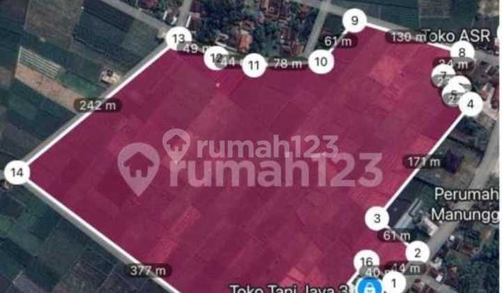 Lahan Zona Industri Lokasi Sumberlawang, Sragen Luas 11,04 Hektar