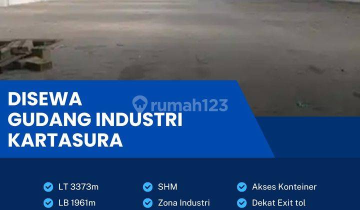 Disewakan Gudang Industri 3373m2 Lokasi Kartasura,sukoharjo  1