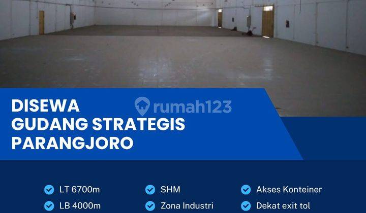 Disewakan Gudang Industri 6700m2 Lokasi Parangjoro,sukoharjo  1