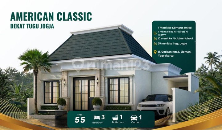 Modern Residence in West Jogja Godean KM 8, Quiet Environment