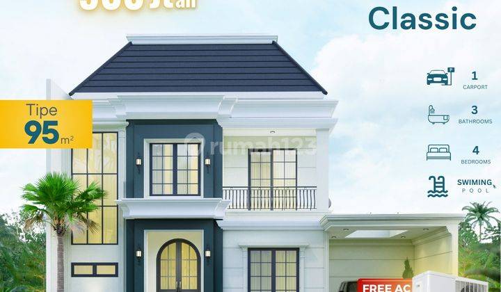 Jual Rumah Mewah Sertifikat SHM Dengan Fasilitas Elit 1