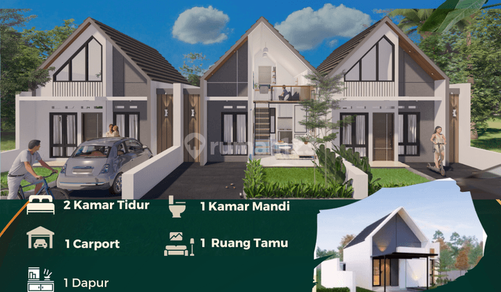 Dijual Cepat Rumah Dalam Cluster Bangunjiwo Jogja SHM Ready  1