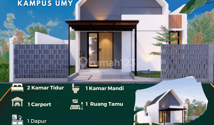 Unit Terakhir Dekat Kampus Umy Bisa Kpr SHM Ready  1