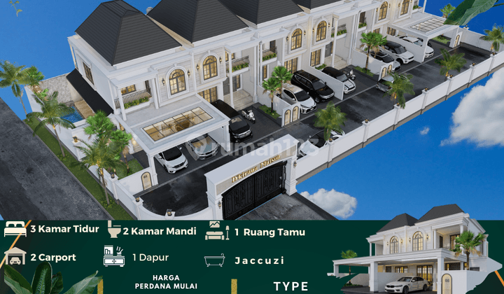 Rumah Mewah 2 Lantai Jogja Bonus Jacuzzi 2