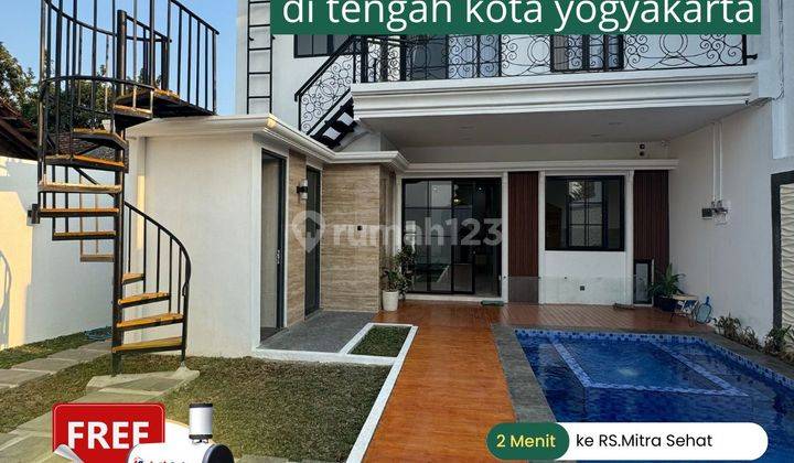 Rumah Mewah 2 Lantai Jogja Dekat Citragrand Gamping Include Private Pool 1