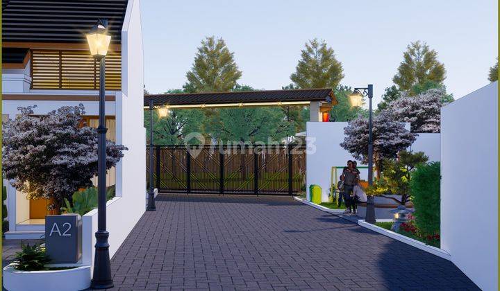 Rumah di Jogja Barat 20 Menit ke Kota Nuansa Jepang Ada Pos Security 2