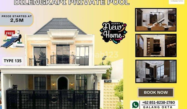 Private Pool Gaya Amerika, Rumah Impian di Cluster Jogja 1