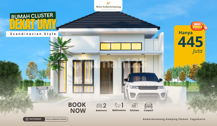 Dijual Rumah 400 Jutaan Jogja Sertifikat SHM 1
