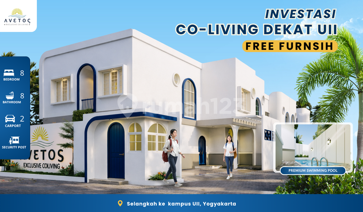 Sell Exclusive 2-Storey Boarding House with SHM near UII Campus, Jakal, Sleman Sell Exclusive 2-Storey Boarding House with SHM near UII Campus, Jakal, Sleman