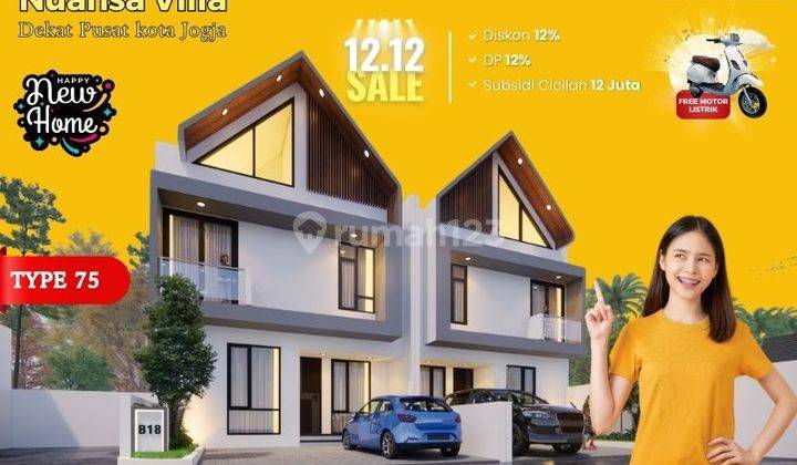 Jual Rumah Ala Villa di Yogyakarta Selatan, Harga 700 Jutaan 1