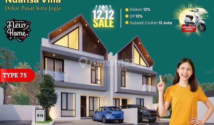 Jual Rumah Gaya Villa, Lokasi Strategis Dekat Umy 1