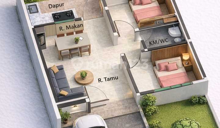 Dijual Rumah Mewah Cluster Aman Dekat At-Tin Hospital Bawen Semarang 2