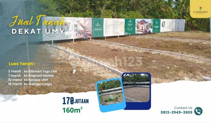 Strategic Land for Sale in Bangunjiwo Kasihan - Close to Schools & Public Facilities
