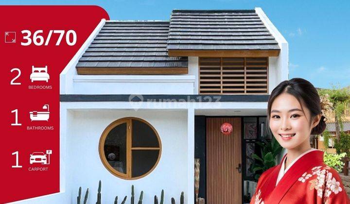 Rumah Murah Yogyakarta Ada Pos Security Nuansa Jepang Dekat Brimob Sentolo 1
