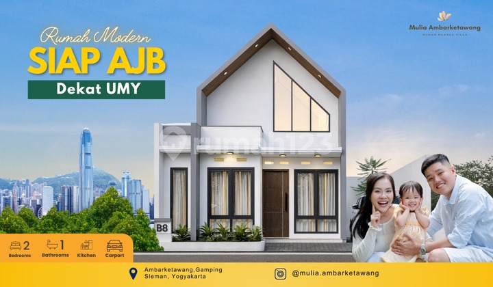 Selling Cheap House in Jogja SHM Inside Cluster Near UMY Campus