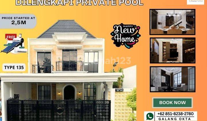 Rumah Mewah Dengan Kolam Renang di Cluster Premium Jogja 1