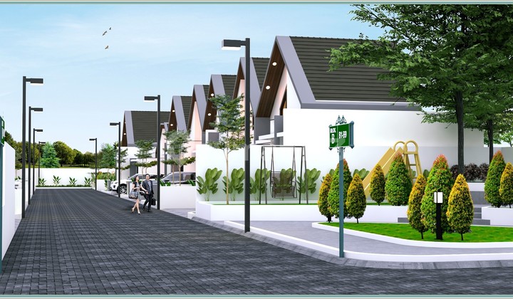 Jual Rumah Sleman One Gate System Dekat Kampus UMY Serasa Villa 2