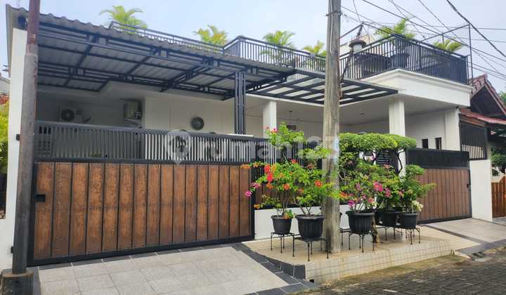 Dijual Rumah Full Furnish Asri Nyaman Bebas Banjir dan Siap Huni di Villa Pamulang Mas Tangsel 2