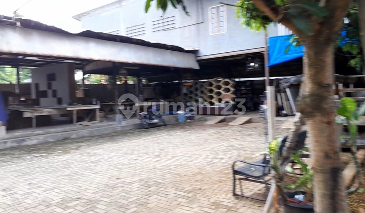 Dijual Cepat Gudang Ruang Usaha, Kantor, Workshop, Ada Mess Karyawan di Jl Masjid Ciater Tangerang Selatan