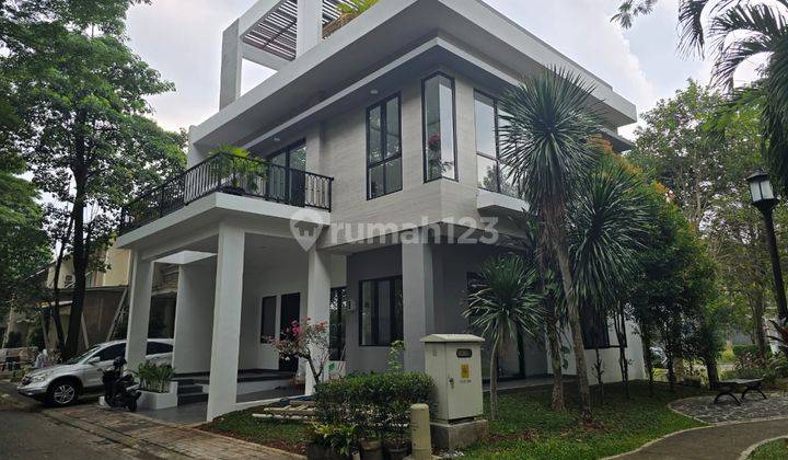 Dijual Rumah Mandiri 3 Lantai Hoek Bagus Sudah Renovasi Siap Huni Di Assana Vanya Park Bsd 1