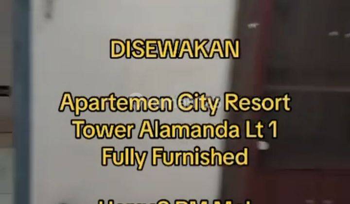 Apartemen City Resort Taman Palem 2