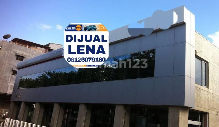 Jual Ruang Usaha Ex Show Room Diantara 2 Jalan Raya