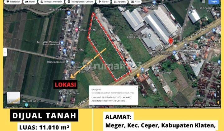 Jual Tanah Di Klaten Jawa Tengah 1