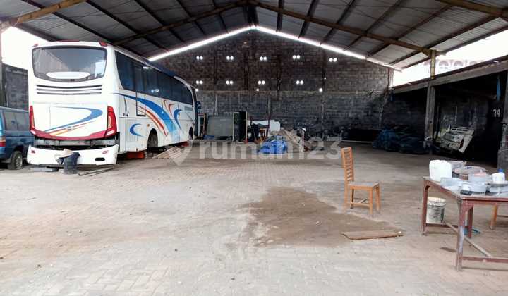For Sale Warehouse + Office Ex Bus Garage in West Semarang