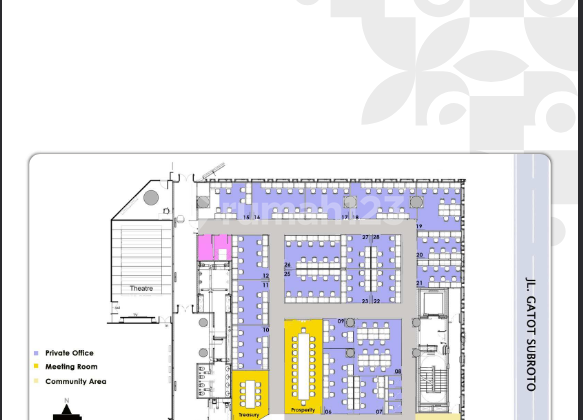 Disewakan Kantor Telkom Landmark Tower Kuningan