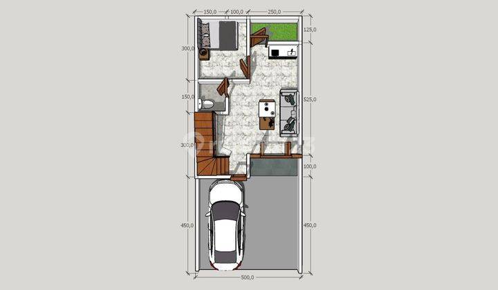 2.5 Lantai Nempel Jalan Raya Utama! 3 Kt/ 3 Km + Rooftop! 2