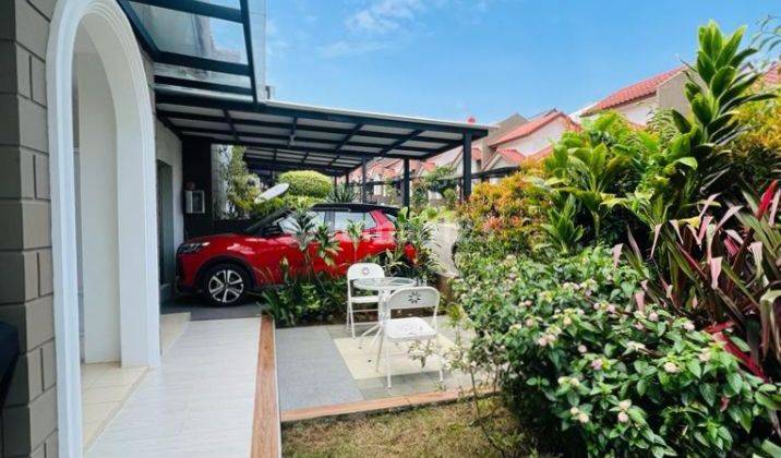 Dijual Rumah Hook Ngantong Dalam Cluster Full Furnished di Perumahan Rancamaya Golf Estate 2