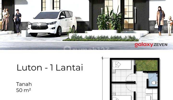 Jual Rumah Baru Minimalis 1 Lantai Mezzanine Pantai Mentari 1