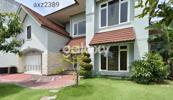 JUAL RUMAH KAWASAN ELITE SURABAYA TIMUR JALAN UTAMA 1