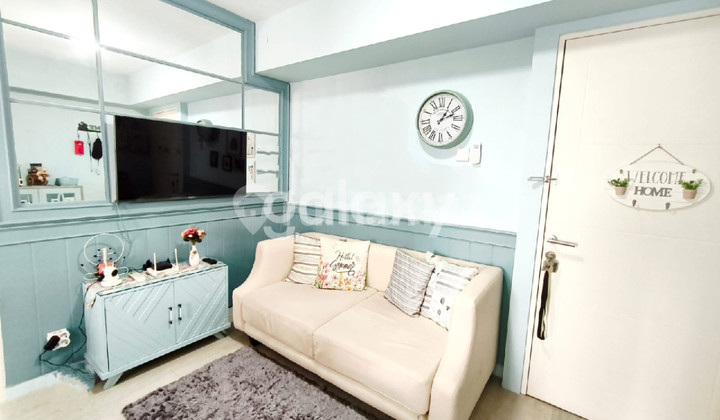 JUAL APARTEMENT EDUCITY 2BR CORNER FURNISH CANTIK YALE LANTAI 11 2