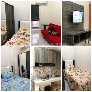 Sewa Apartemen Puncak Dharmahusada 2 Br Tower B Lt 18.furnished  1