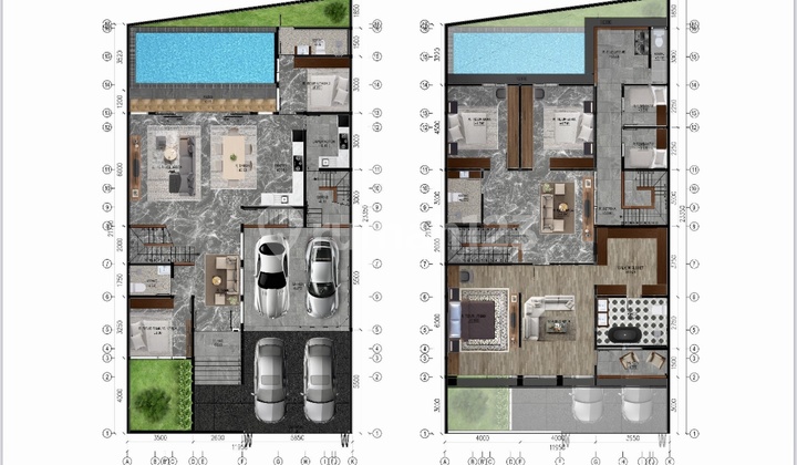 2-Storey Tropical Modern Style House in Bintaro 2