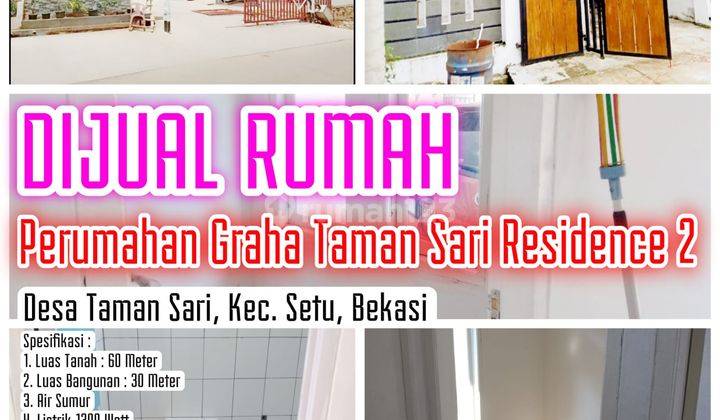 Dijual Rumah di Perum Graha Taman Sari Residence 2 Taman Sari 2