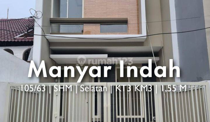 Rumah di Manyar indah 2 Lantai Selatan SHM Siap Huni 2