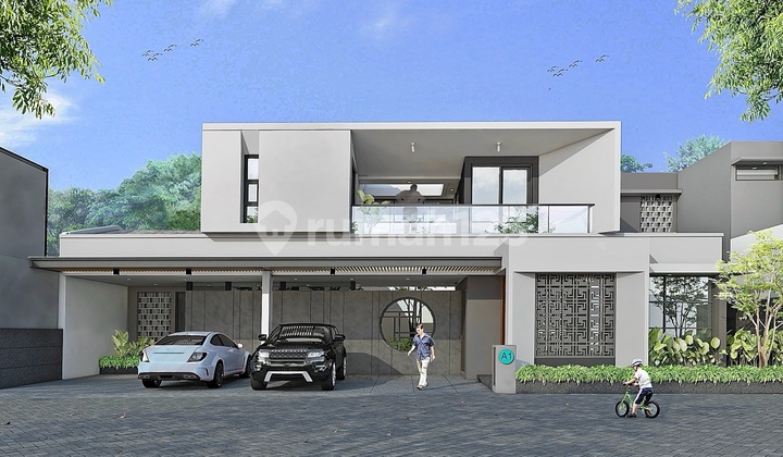 Rumah 2 Lantai Konsep Open Space Dekat Jombor Di Mlati Yogyakarta