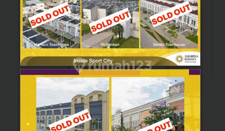 Ruko baru di Jababeka Cikaramg Jawa barat harga 1.7 M an