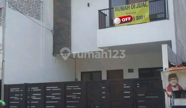 Rumah Baru Kalibata Pancoran Jakarta Selatan Luar T.93m Harga 3.3m 2