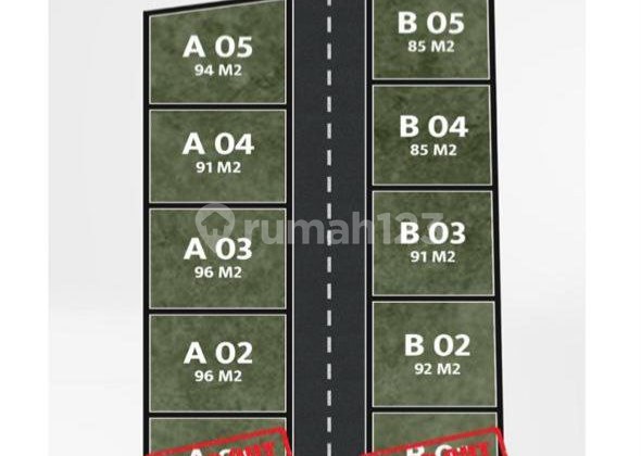 10 Tanah Kavling SHM Murah Strategis di Gedong Karanganyar 2